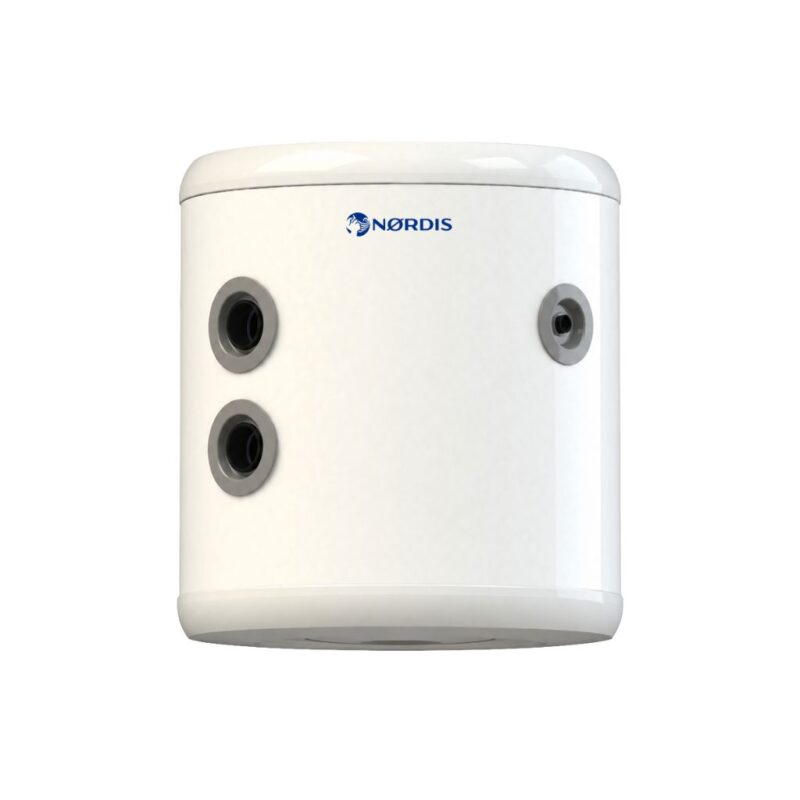 Wall mounted buffer tank for Heat Pump